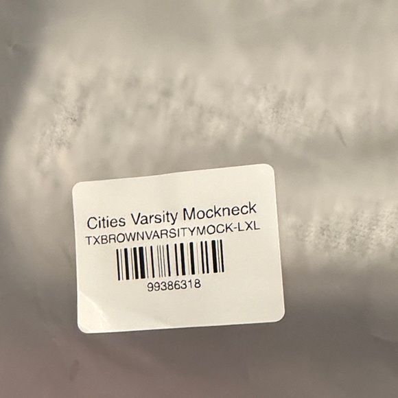 Women's Gray Sweatshirt with Brown Lettering - Picture 7 of 7